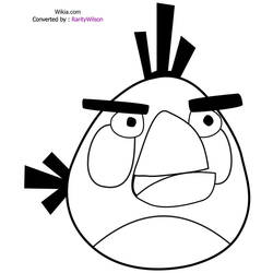 Раскраска: Angry Birds (мультфильмы) #25063 - Бесплатные раскраски для печати
