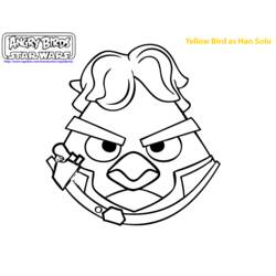 Раскраска: Angry Birds (мультфильмы) #25089 - Бесплатные раскраски для печати