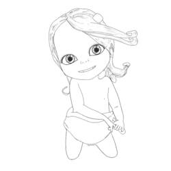 Раскраска: Малышка Лилли (мультфильмы) #41093 - Бесплатные раскраски для печати