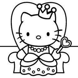 Раскраска: Привет котенок (мультфильмы) #36772 - Бесплатные раскраски для печати