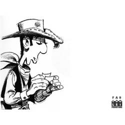 Раскраска: Счастливчик люк (мультфильмы) #25672 - Бесплатные раскраски для печати