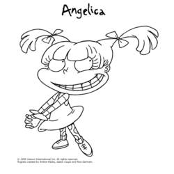 Раскраска: Rugrats (мультфильмы) #52710 - Бесплатные раскраски для печати