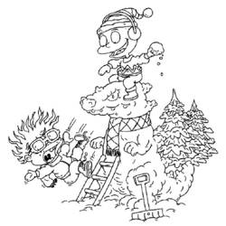 Раскраска: Rugrats (мультфильмы) #52845 - Бесплатные раскраски для печати