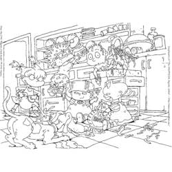Раскраска: Rugrats (мультфильмы) #52882 - Бесплатные раскраски для печати