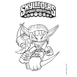 Раскраска: Skylanders (мультфильмы) #43634 - Бесплатные раскраски для печати