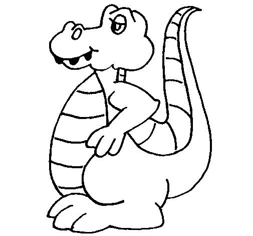 Раскраска: аллигатор (Животные) #388 - Бесплатные раскраски для печати