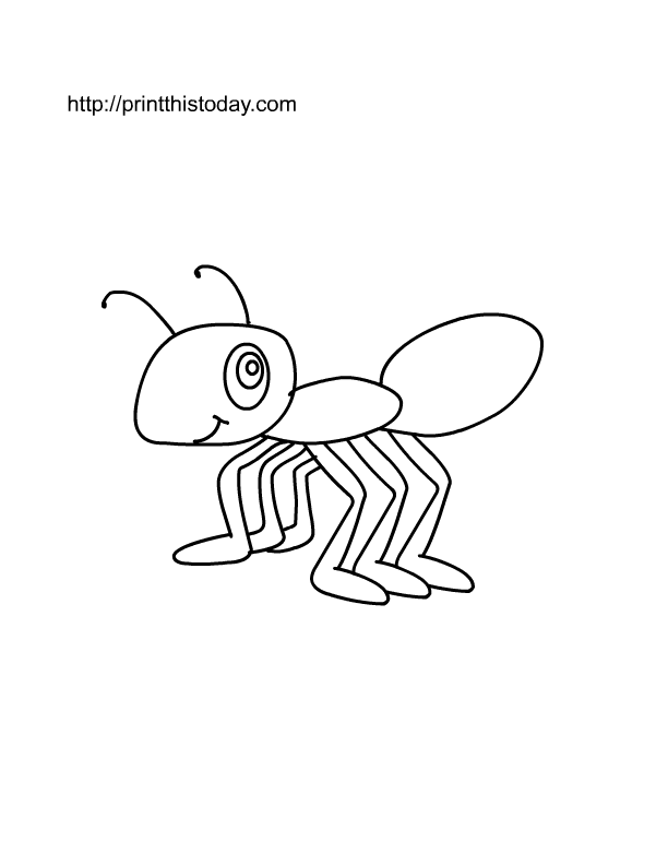 Раскраска: муравей (Животные) #6938 - Бесплатные раскраски для печати