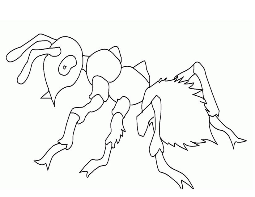 Раскраска: муравей (Животные) #6980 - Бесплатные раскраски для печати