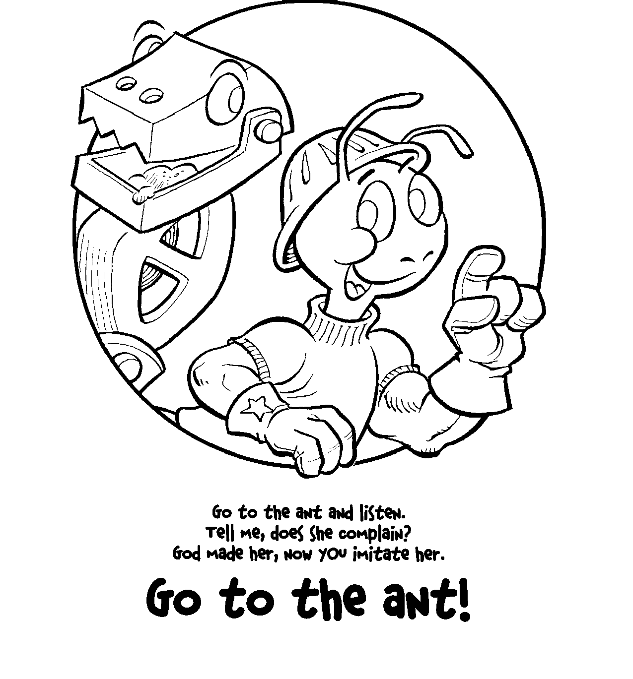 Раскраска: муравей (Животные) #7005 - Бесплатные раскраски для печати