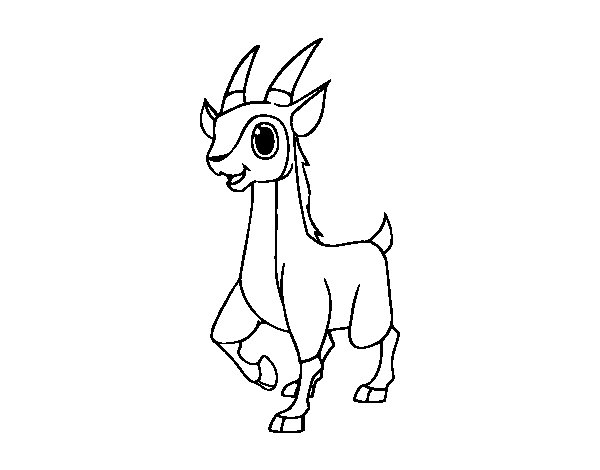 Раскраска: антилопа (Животные) #22624 - Бесплатные раскраски для печати