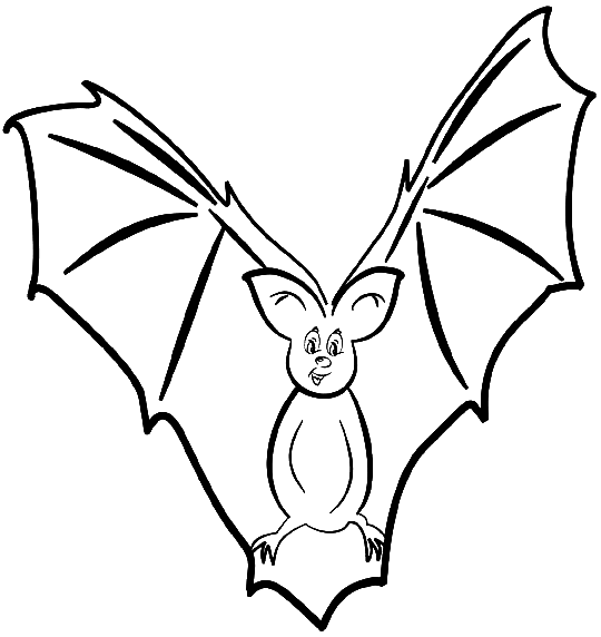 Раскраска: летучая мышь (Животные) #2007 - Бесплатные раскраски для печати