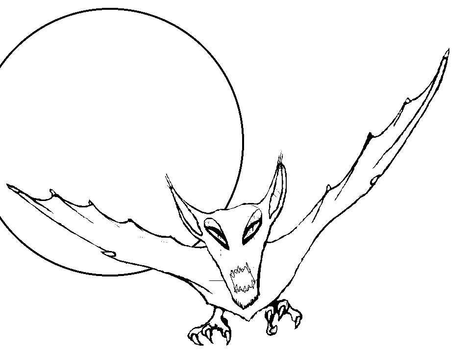 Раскраска: летучая мышь (Животные) #2047 - Бесплатные раскраски для печати