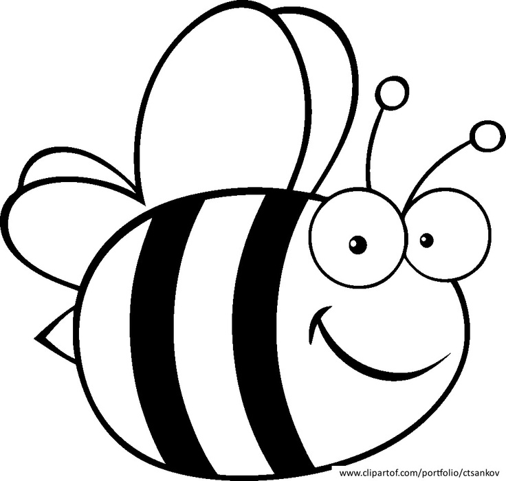 Раскраска: пчела (Животные) #106 - Бесплатные раскраски для печати