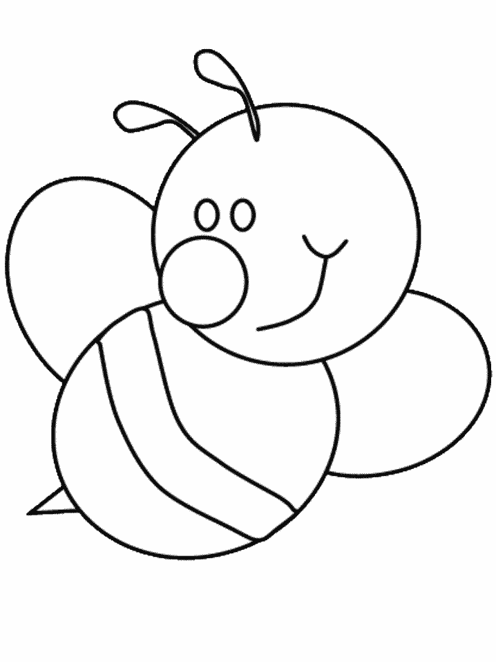 Раскраска: пчела (Животные) #112 - Бесплатные раскраски для печати
