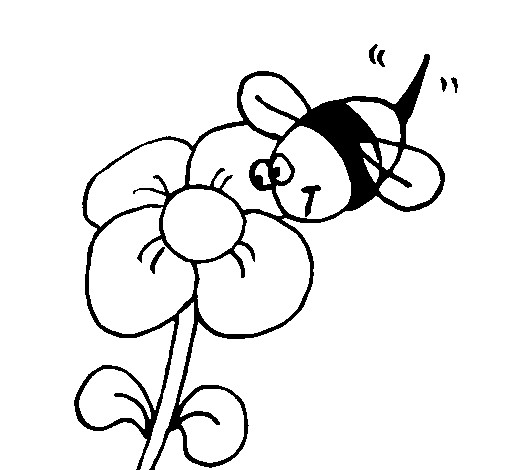 Раскраска: пчела (Животные) #140 - Бесплатные раскраски для печати