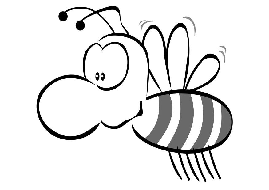 Раскраска: пчела (Животные) #167 - Бесплатные раскраски для печати