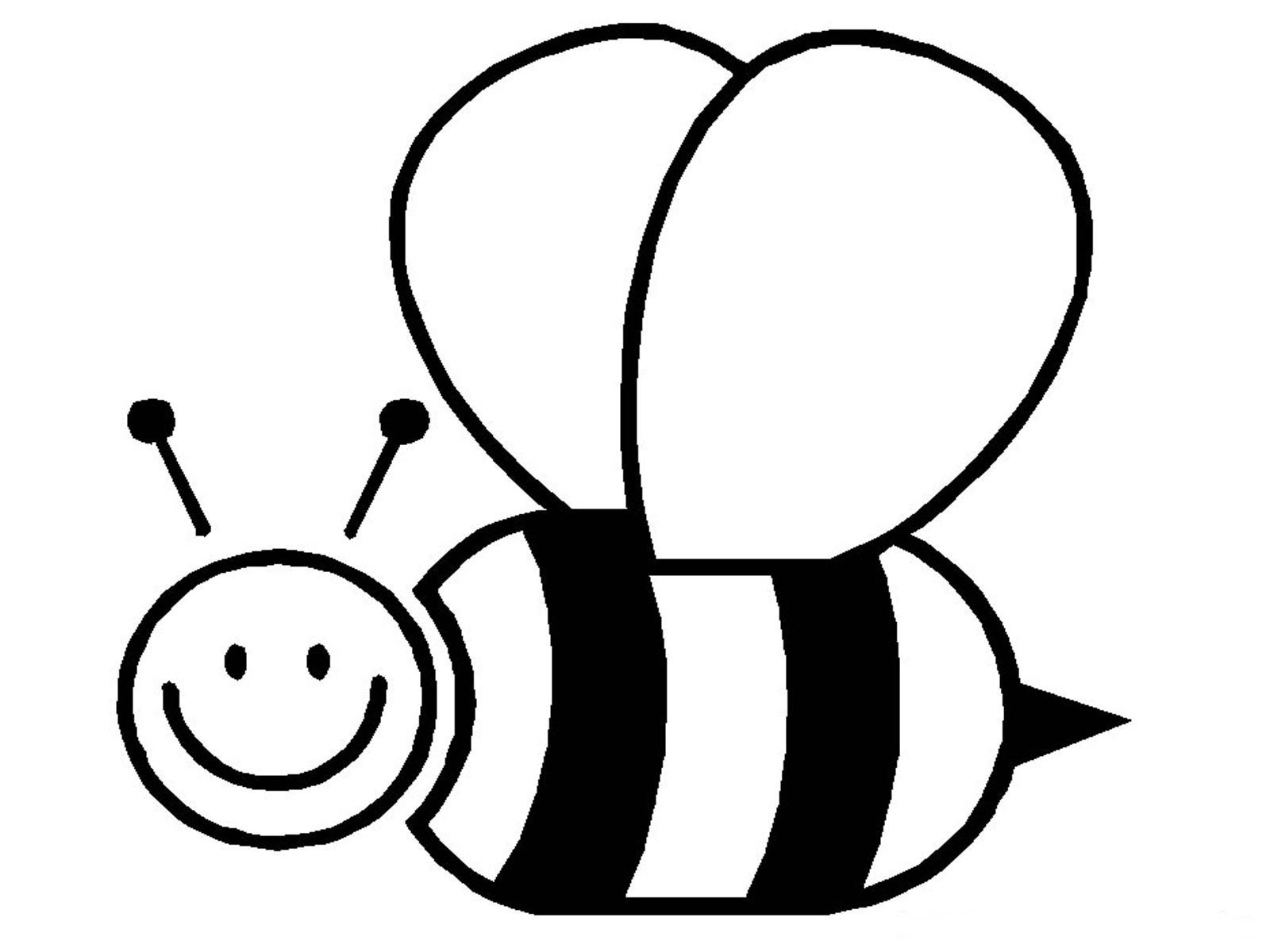 Раскраска: пчела (Животные) #74 - Бесплатные раскраски для печати