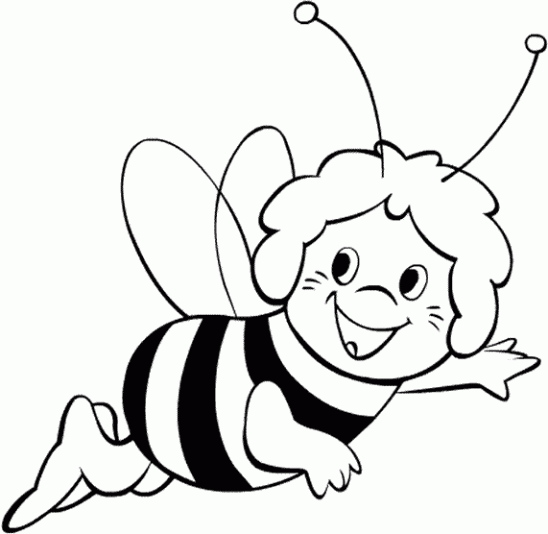 Раскраска: пчела (Животные) #89 - Бесплатные раскраски для печати