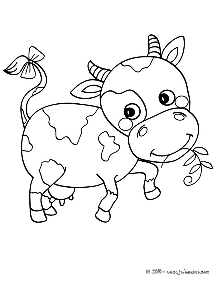 Раскраска: говядина (Животные) #1375 - Бесплатные раскраски для печати