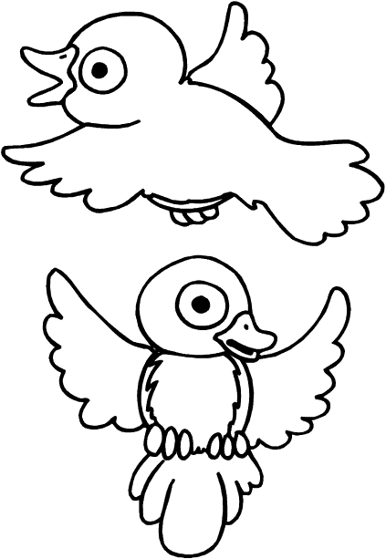 Раскраска: домашняя птица (Животные) #11912 - Бесплатные раскраски для печати