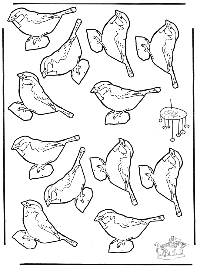 Раскраска: домашняя птица (Животные) #11989 - Бесплатные раскраски для печати