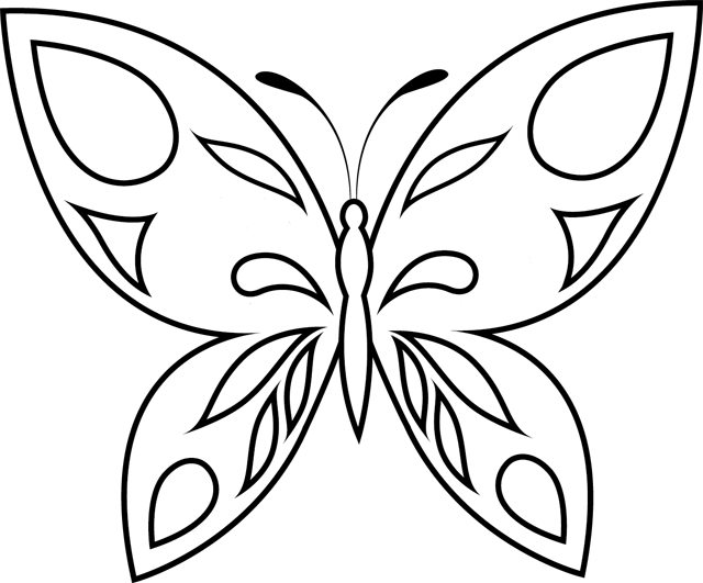 Раскраска: бабочка (Животные) #15696 - Бесплатные раскраски для печати