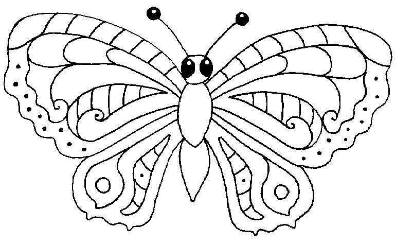 Раскраска: бабочка (Животные) #15698 - Бесплатные раскраски для печати