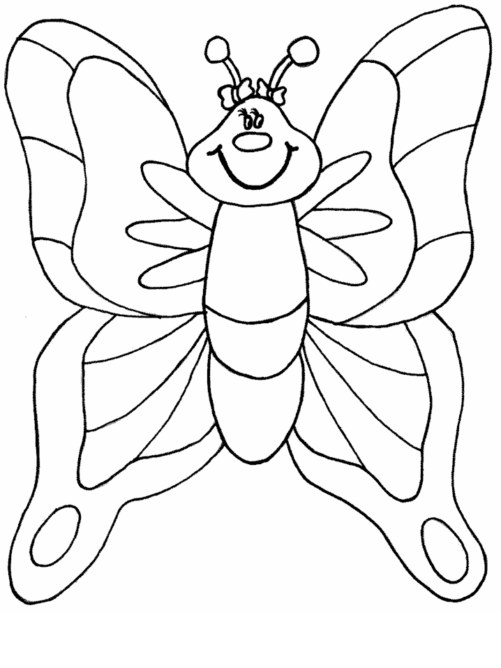 Раскраска: бабочка (Животные) #15712 - Бесплатные раскраски для печати
