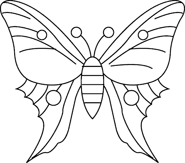 Раскраска: бабочка (Животные) #15726 - Бесплатные раскраски для печати