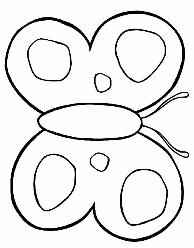 Раскраска: бабочка (Животные) #15754 - Бесплатные раскраски для печати