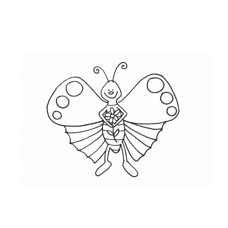 Раскраска: бабочка (Животные) #15762 - Бесплатные раскраски для печати