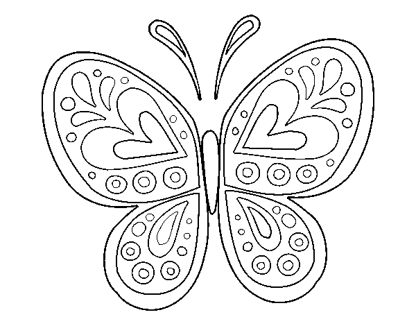 Раскраска: бабочка (Животные) #15778 - Бесплатные раскраски для печати