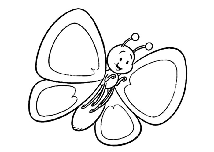 Раскраска: бабочка (Животные) #15782 - Бесплатные раскраски для печати