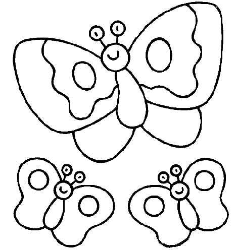 Раскраска: бабочка (Животные) #15800 - Бесплатные раскраски для печати