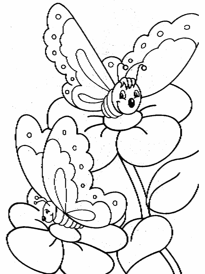 Раскраска: бабочка (Животные) #15833 - Бесплатные раскраски для печати