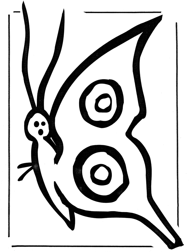 Раскраска: бабочка (Животные) #15839 - Бесплатные раскраски для печати