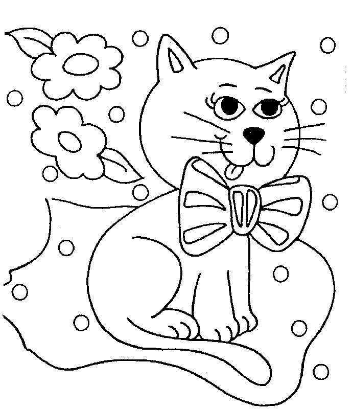 Раскраска: кот (Животные) #1891 - Бесплатные раскраски для печати