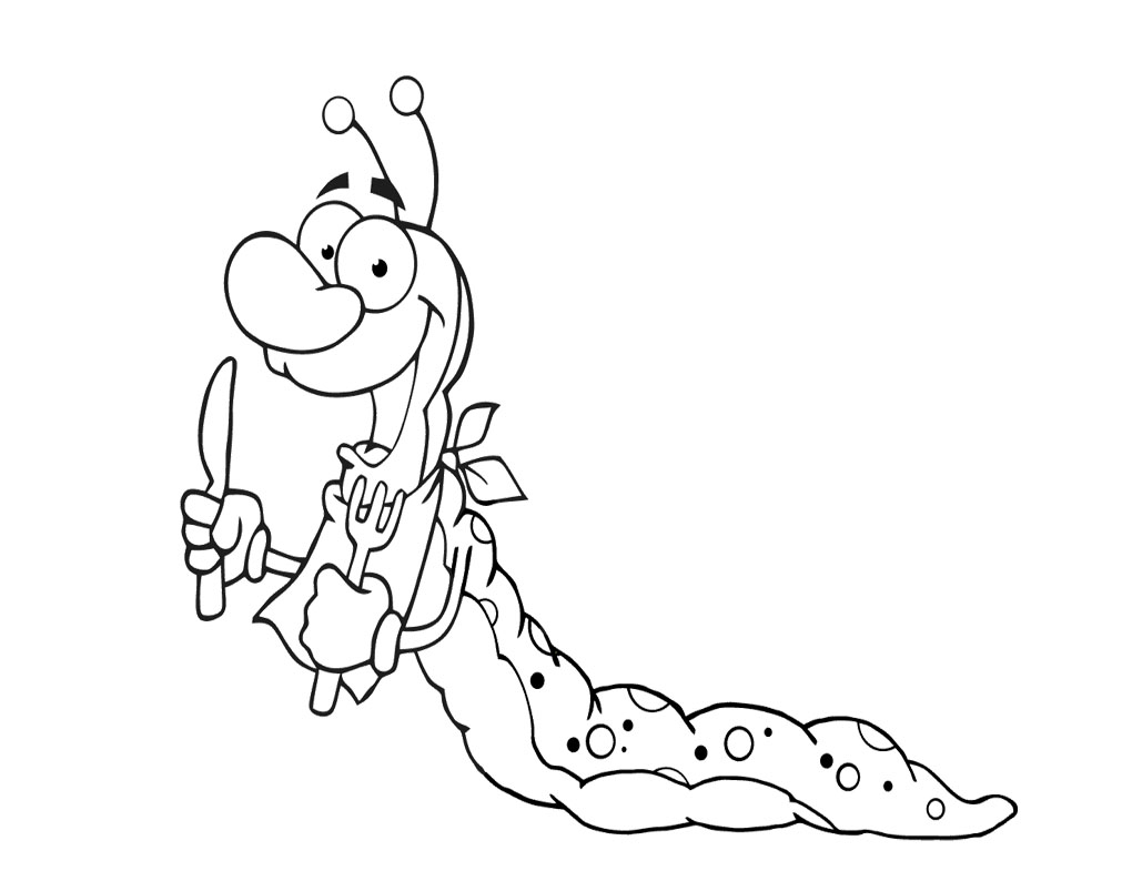 Раскраска: гусеница (Животные) #18275 - Бесплатные раскраски для печати