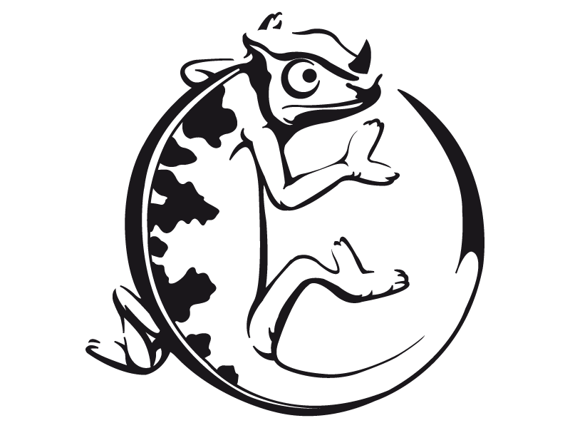 Раскраска: хамелеон (Животные) #1437 - Бесплатные раскраски для печати