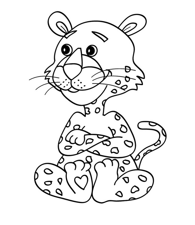 Раскраска: гепард (Животные) #7908 - Бесплатные раскраски для печати