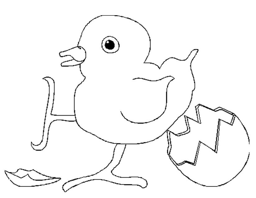 Раскраска: цыпленок (Животные) #15328 - Бесплатные раскраски для печати