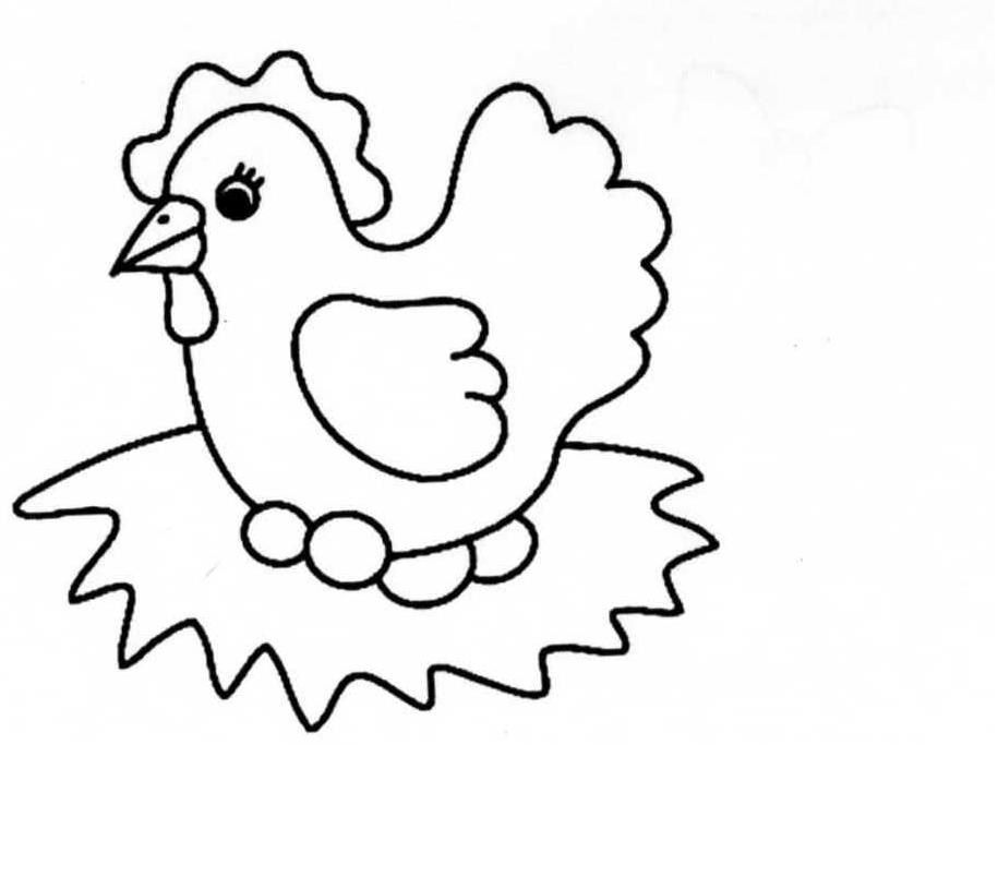 Раскраска: курица (Животные) #17241 - Бесплатные раскраски для печати
