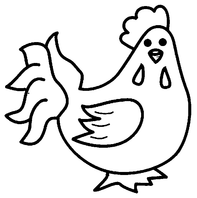 Раскраска: курица (Животные) #17247 - Бесплатные раскраски для печати
