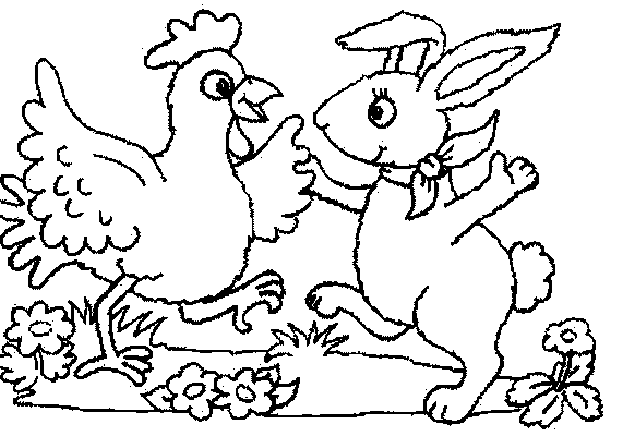 Раскраска: курица (Животные) #17269 - Бесплатные раскраски для печати