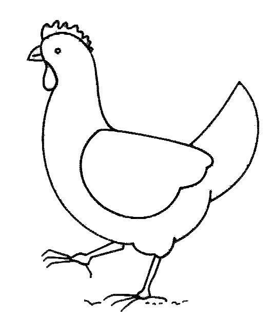 Раскраска: курица (Животные) #17275 - Бесплатные раскраски для печати