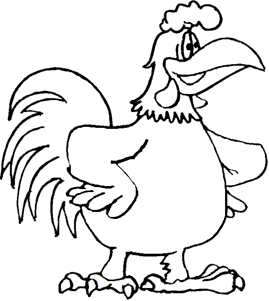 Раскраска: курица (Животные) #17276 - Бесплатные раскраски для печати