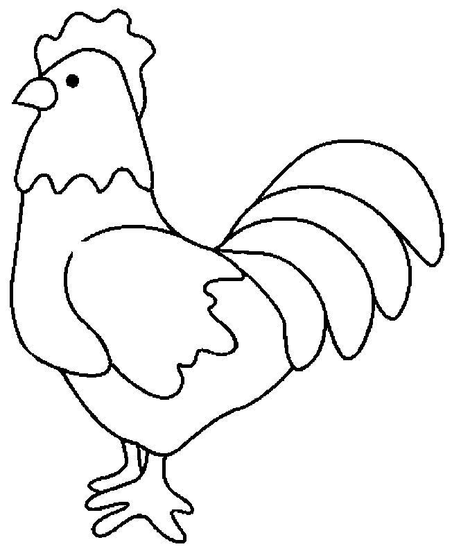 Раскраска: курица (Животные) #17284 - Бесплатные раскраски для печати