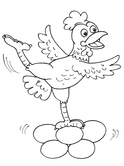 Раскраска: курица (Животные) #17313 - Бесплатные раскраски для печати