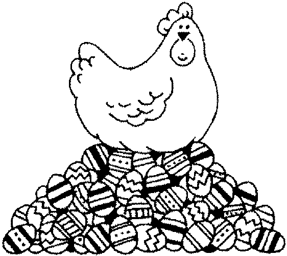 Раскраска: курица (Животные) #17332 - Бесплатные раскраски для печати