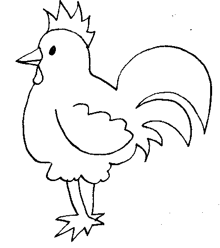 Раскраска: курица (Животные) #17340 - Бесплатные раскраски для печати